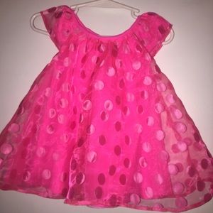 Hot pink fancy dress!